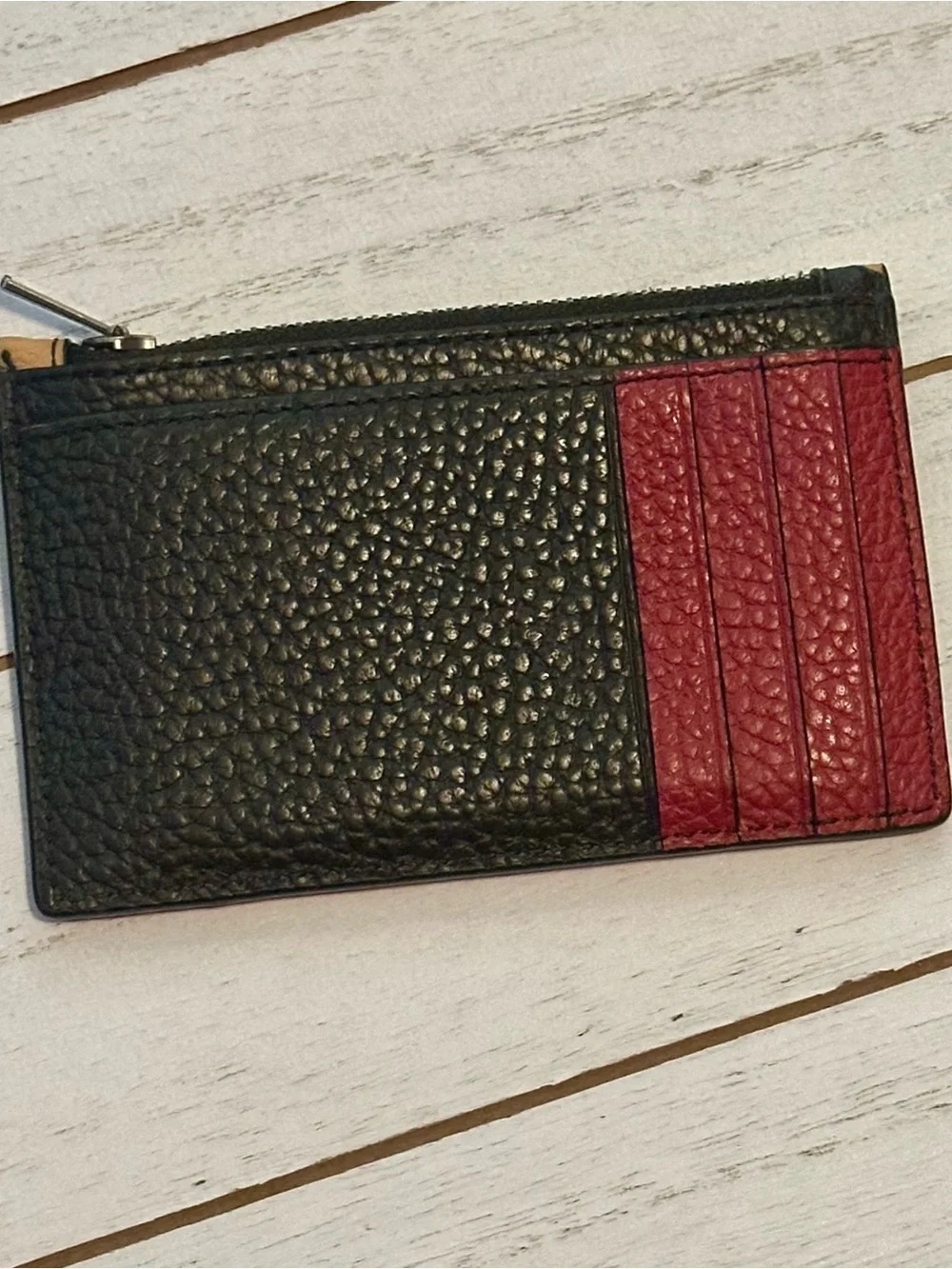COACH Zip Card Case With Tiger Print • Credit Card Holder